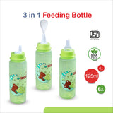 Apple Baby 3-in-1 Feeding Bottle with Nipple, Spout, and Spoon_ 8OZ 250ML_01A02