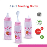 Apple Baby 3-in-1 Feeding Bottle with Nipple, Spout, and Spoon_ 8OZ 250ML_01A02