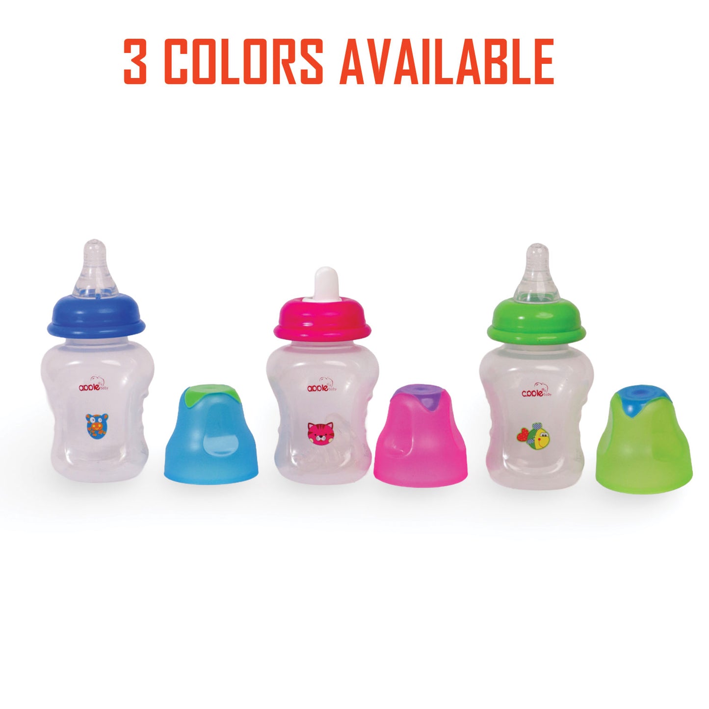 FEEDING BOTTLE W SPOUT 4OZ 120ML_01A98 (Pack of 3)