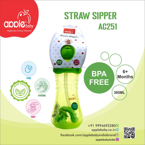 STRAW SIPPER 12oz/360ML_AC251