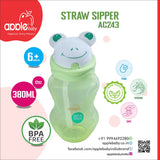 APPLE BABY SIPPER STRAW SIPPER 12oz/360ml_AC243