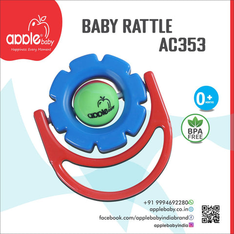 AC353_CROWN BABY RATTLE