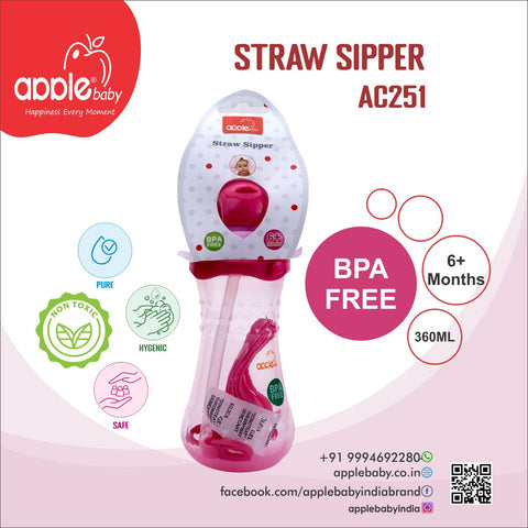 STRAW SIPPER 12oz/360ML_AC251