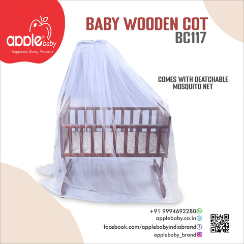 BC117_WOODEN CRADLE