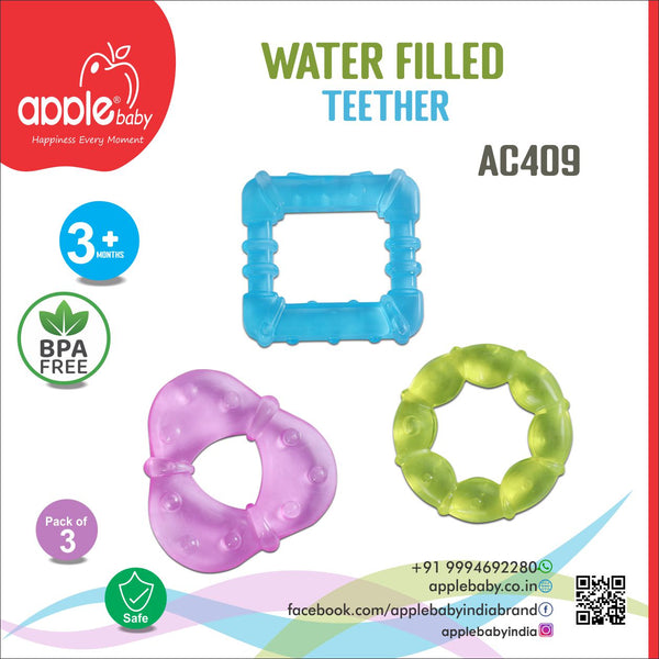 WATER FILLED TEETHER (Pack of 3)_AC409