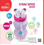 APPLE BABY SIPPER STRAW SIPPER 12oz/360ml_AC243