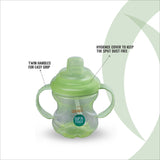 APPLE BABY SIPPER 2HANDLE STRAW CUP WITH SOFT SPOUT 9oz/260ml_AC245