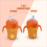 2 IN 1 SPOUT & STRAW SIPPER CUP 7oz/ 210ML_AC386