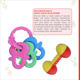 AC407 APPLE BABY 5PCS RATTLE SET