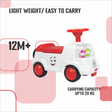 apple baby Rider on Car for Kids Mini Rider for Kids | Push Car Rider with Smooth Wheels Baby Car Suitable for Boys & Girls Age 0-3 Year | AR133