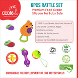 AC391 6PCS RATTLE SET