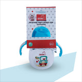 TWO HANDLE SILICONE SOFT SPOUT CUP 80Z/210ML_AC299