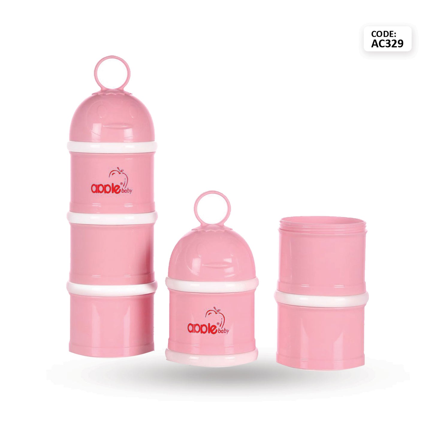 AC329 PLASTIC CONTAINER (Pack of 2)