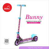 Bunny 3 Wheels Kick Ride Kids Scooter