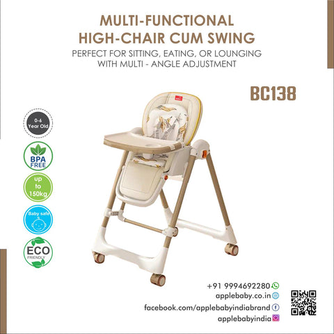 Multi-functional High-Chair Cum Swing_BC138