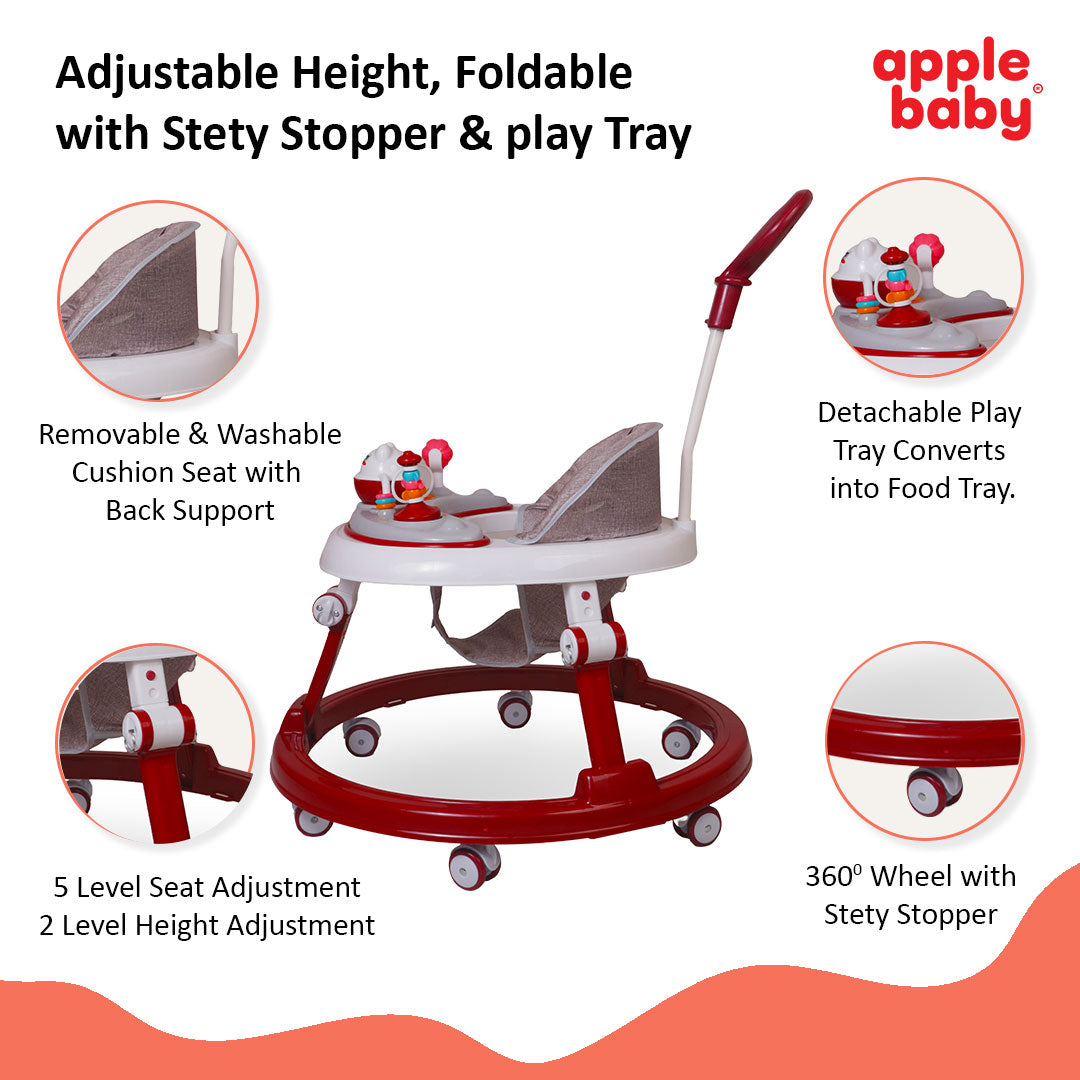 BW142 Adjustable Baby Walker with Music & Toys