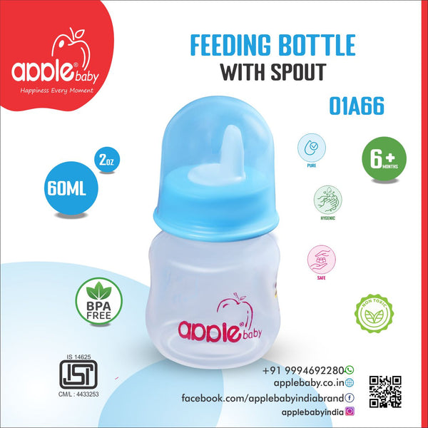 Apple Baby PP BOOTS BOTTLE WITH SPOUT_2OZ/ 60 ML_01A66