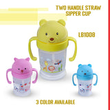 TWO HANDLE STRAW SIPPER CUP _175ML_LB1008