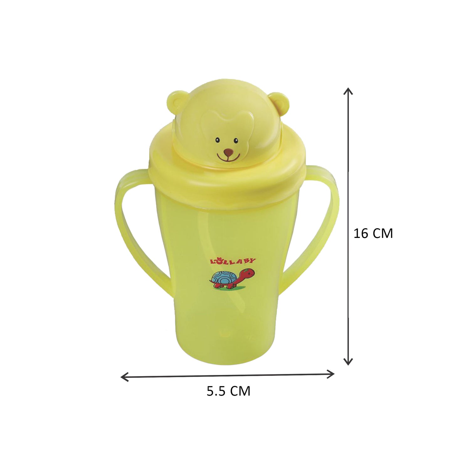 TWO HANDLE STRAW SIPPER CUP 300ML LB1009 (Pack of 2)