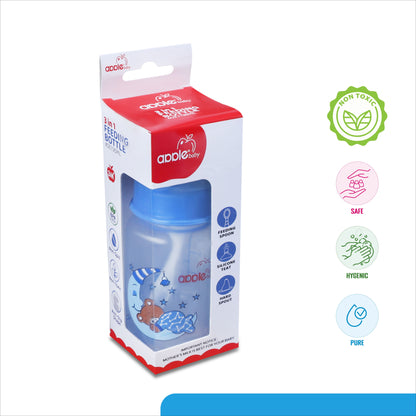 3 IN 1 FEEDING BOTTLE FEEDING, SIPPER,FEEDER _4OZ 125ML_01A01 (Pack of 2)