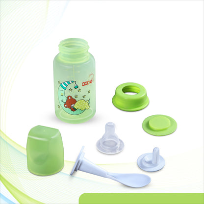 3 IN 1 FEEDING BOTTLE FEEDING, SIPPER,FEEDER _4OZ 125ML_01A01 (Pack of 2)