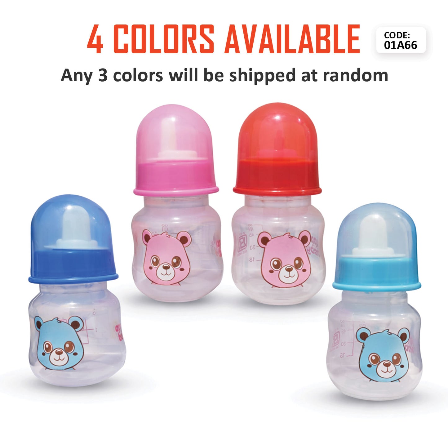 Apple Baby PP BOOTS BOTTLE WITH SPOUT_2OZ/ 60 ML 01A66 (Pack of 3)