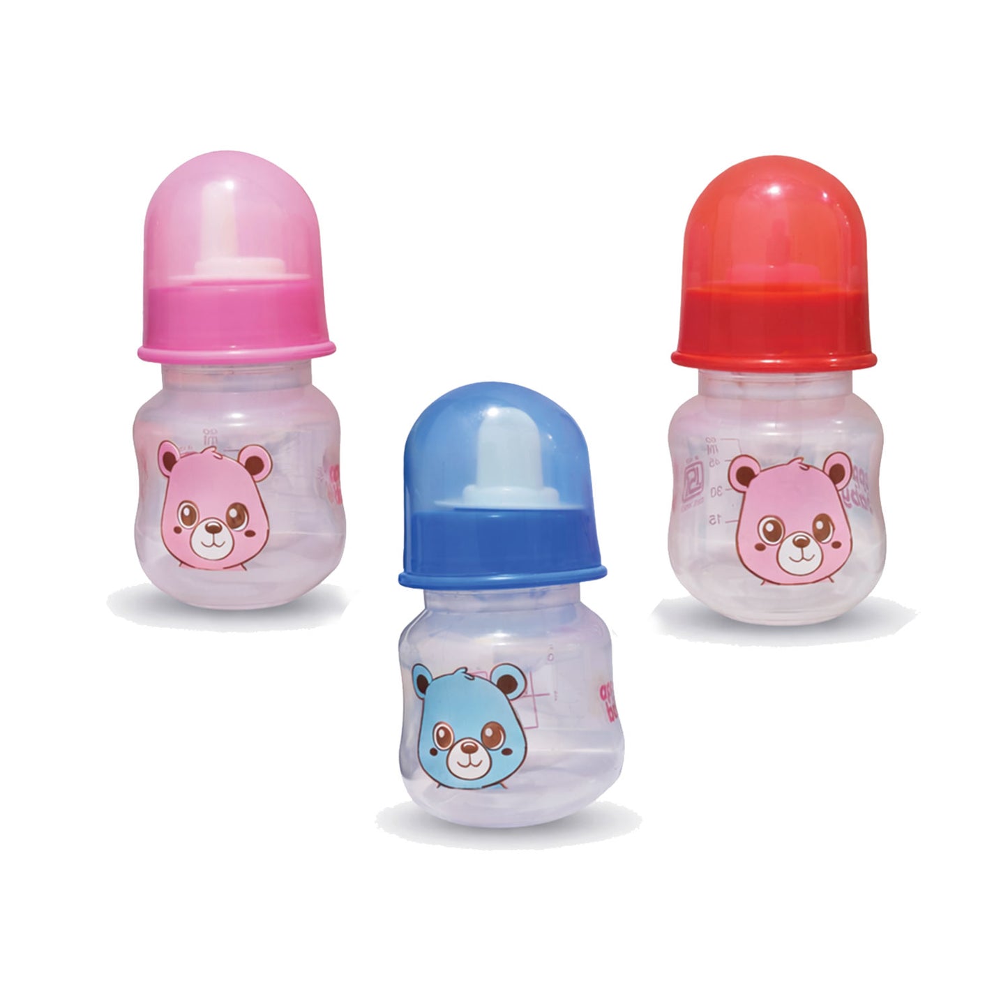 Apple Baby PP BOOTS BOTTLE WITH SPOUT_2OZ/ 60 ML 01A66 (Pack of 3)