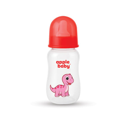 APPLE BABY FEEDING BOOTS BOTTLE WITH SPOUT 4OZ (125ML) 01A67 (Pack of 3)