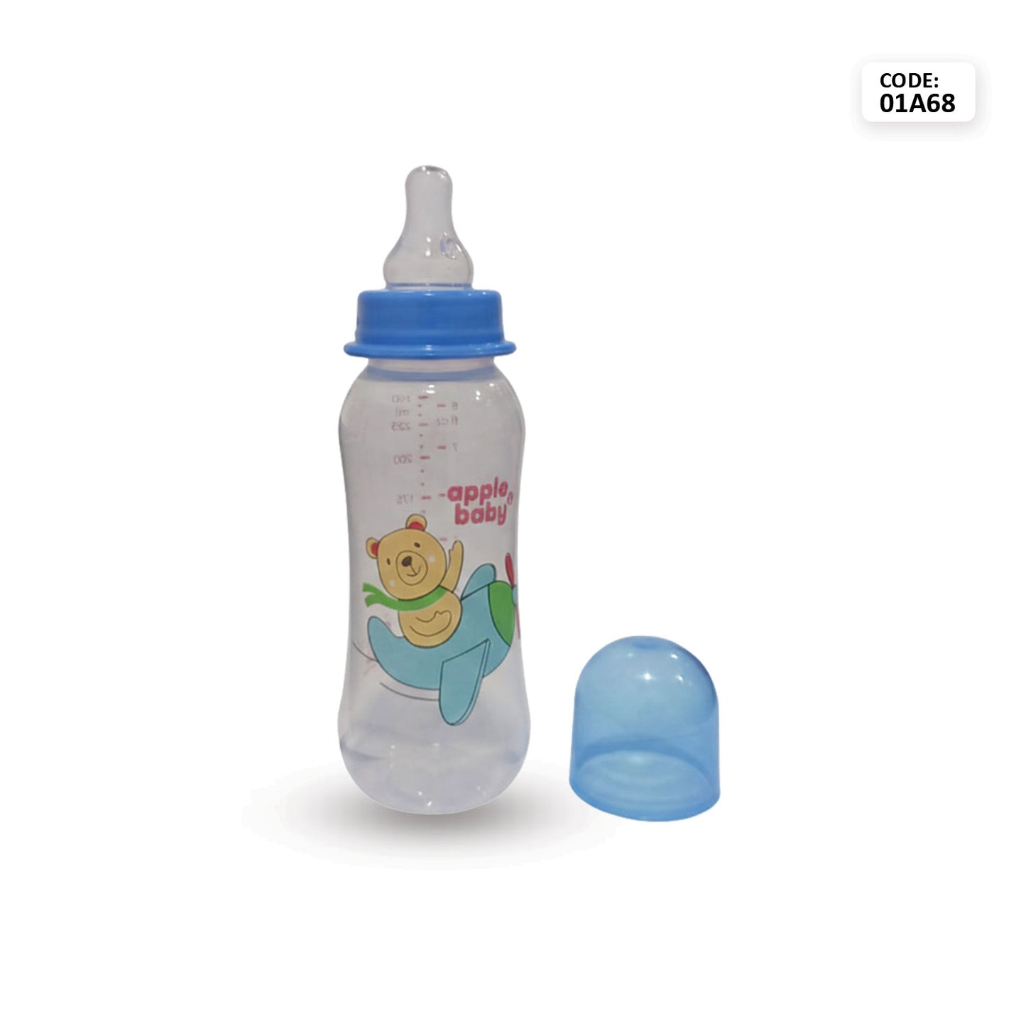 FEEDING BOTTLE WITH SPOUT_80Z 250ML_01A68 (Pack of 3)