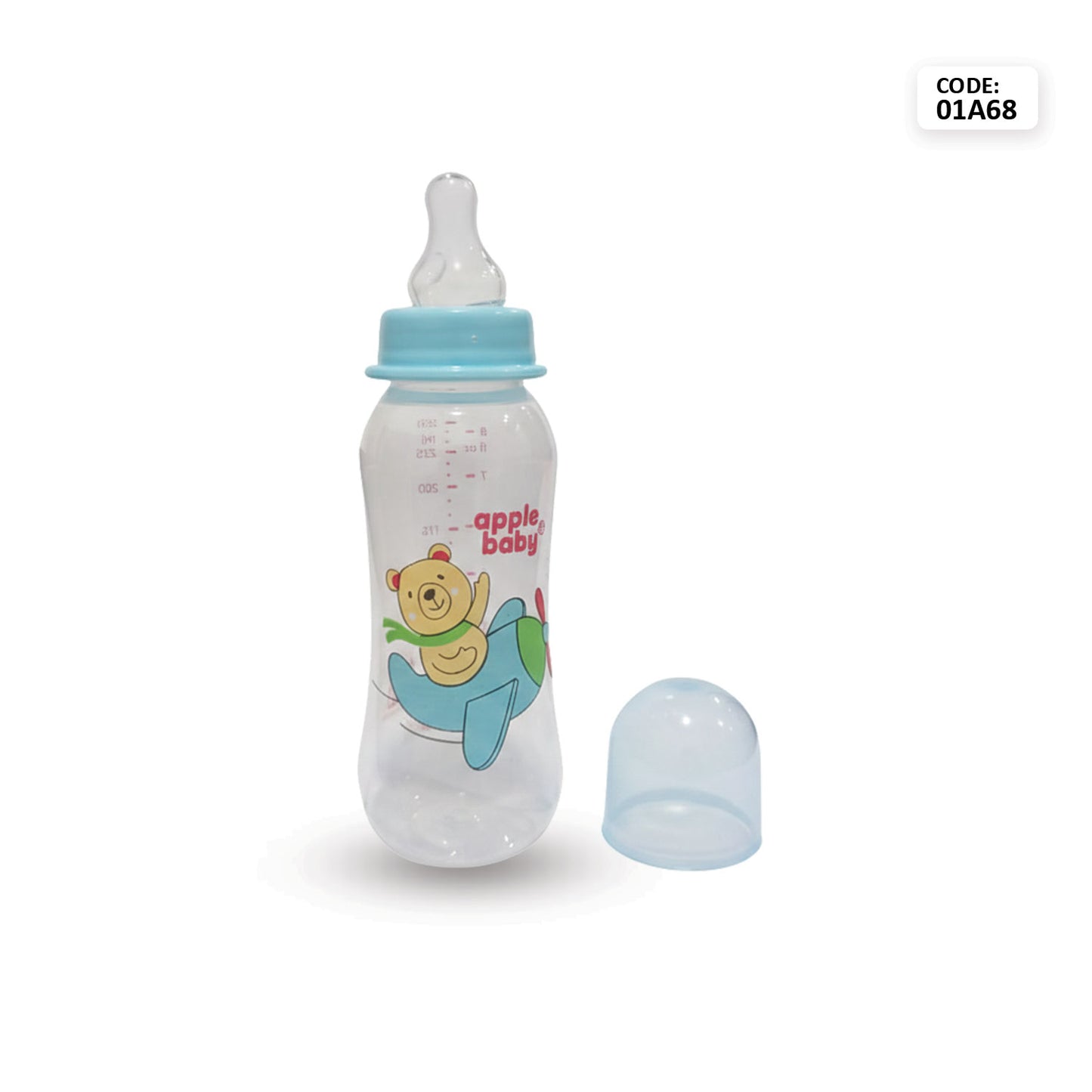 FEEDING BOTTLE WITH SPOUT_80Z 250ML_01A68 (Pack of 3)