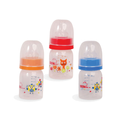 APPLEBABY2 IN 1 FEEDING BOTTLE HIGH -QUALITY,  BPA-free Materials 2oz_60ml_01A86 (Pack of 3)