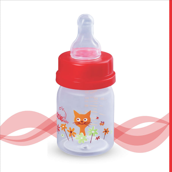 APPLE BABY 2 in 1 FEEDING BOTTLE HIGH -QUALITY,  BPA-free Materials- 4OZ/ 60ML_01A86