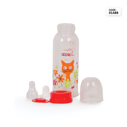 APPLEBABY BOTTLE WITH SILICONE NIPPLE_8OZ-250ML_01A88 (Pack of 3)