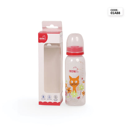 APPLEBABY BOTTLE WITH SILICONE NIPPLE_8OZ-250ML_01A88 (Pack of 3)