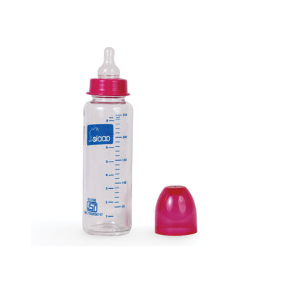 01A92 PREMIUM GLASS  FEEDING BOTTLE 8oz / 250 ML
