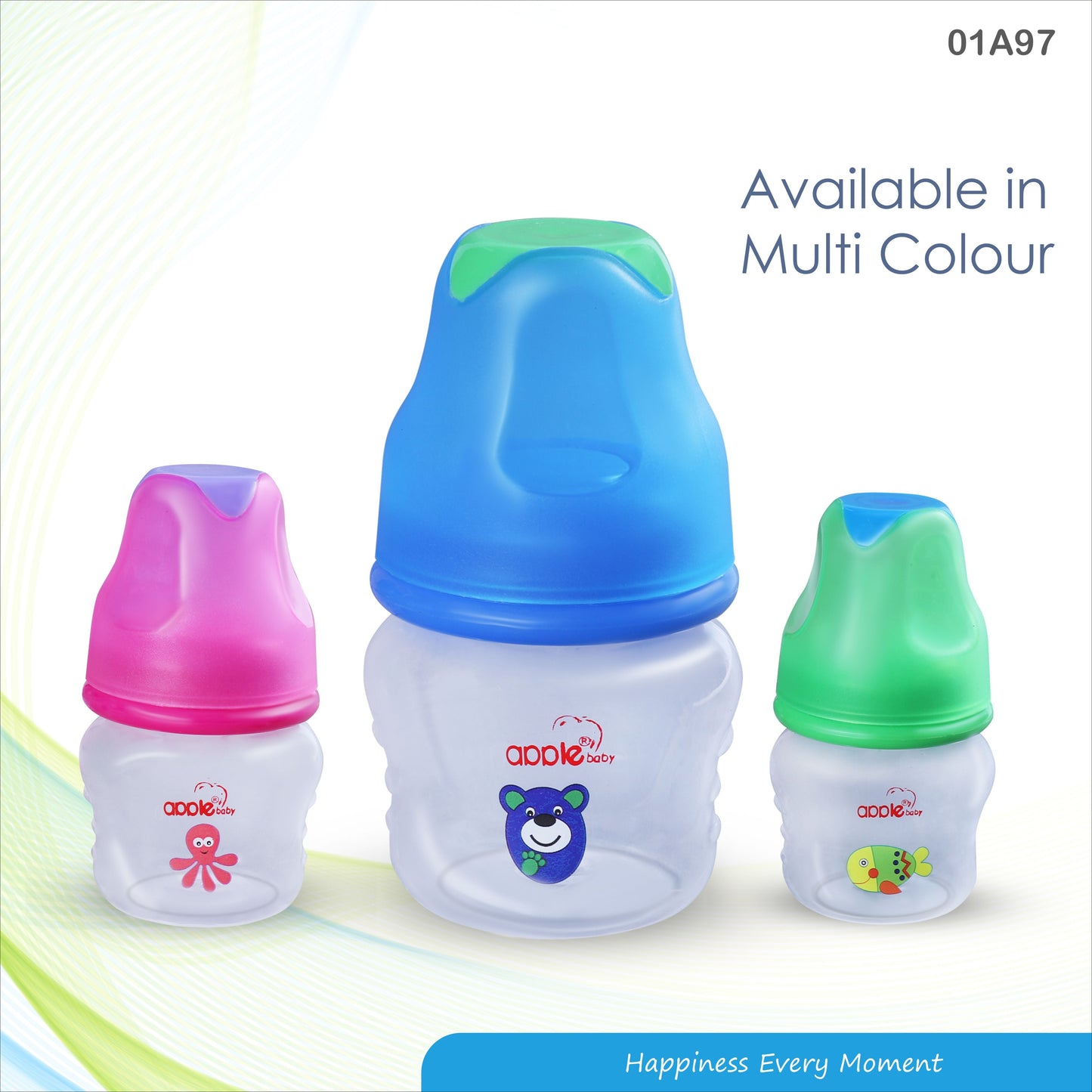 FEEDING BOTTLE W SPOUT2 0Z 60ML_01A97 (Pack of 3)