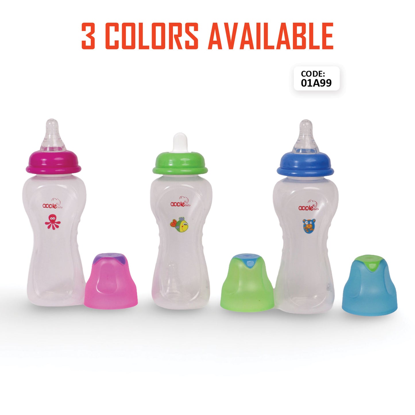 BOOTS BOTTLE W SPOUT_250ml 8oz_01A99 (Pack of 3)