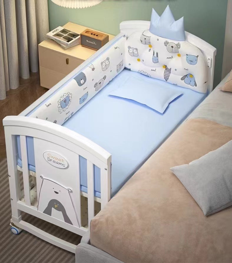 Little Straw Baby Wooden Cradle BC137