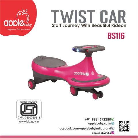 APPLE BABY BS116 TWIST CAR (WITH MUSIC)