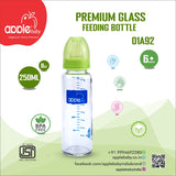 01A92_PREMIUM GLASS  FEEDING BOTTLE 8oz / 250 ML