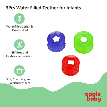 3PCS WATER FILLED TEETHER AC219 (Pack of 2)