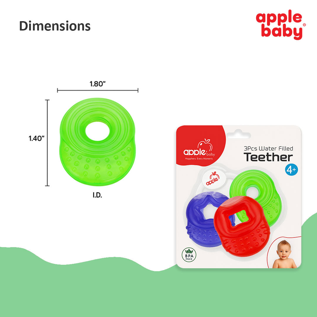 3PCS WATER FILLED TEETHER AC219 (Pack of 2)