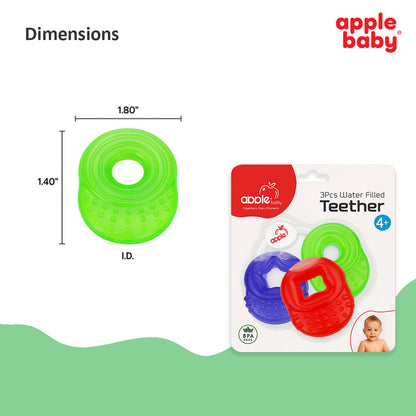 3PCS WATER FILLED TEETHER AC219 (Pack of 2)