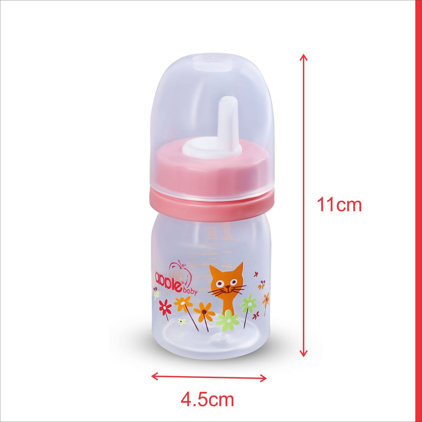 APPLEBABY FEEDING BOTTLE 2oz_60ml_01A86 (Pack of 3)