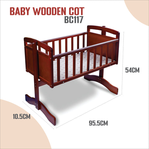 BC117_WOODEN CRADLE