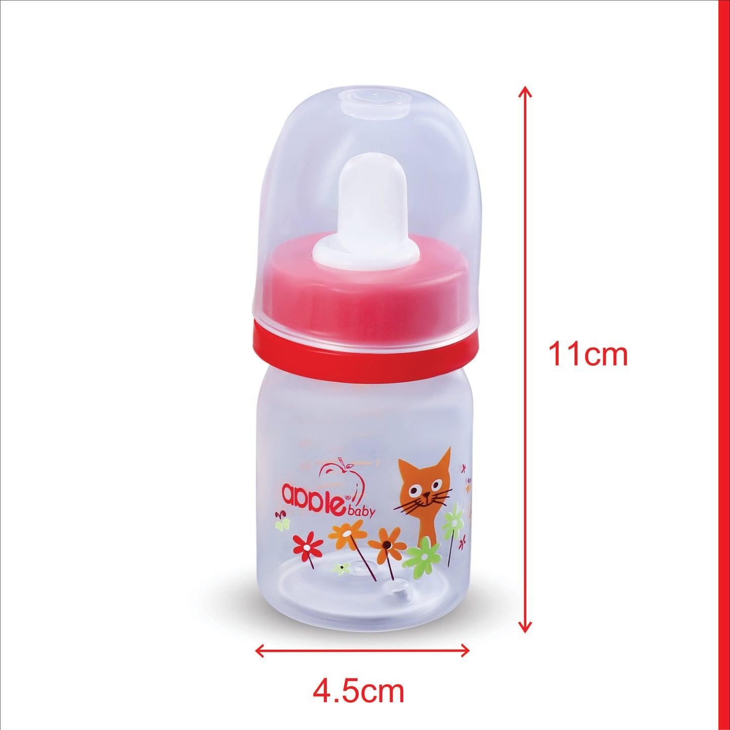 APPLEBABY FEEDING BOTTLE 2oz_60ml_01A86 (Pack of 3)