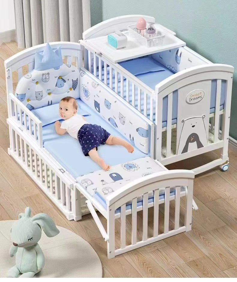 Little Straw Baby Wooden Cradle BC137