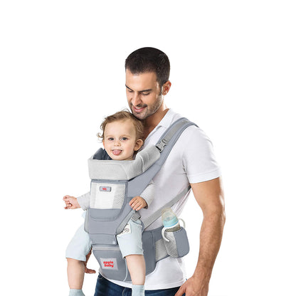 6-in-1 Ergonomic Infant Carrier | Baby Carrier with Detachable Hip Seat AB1326