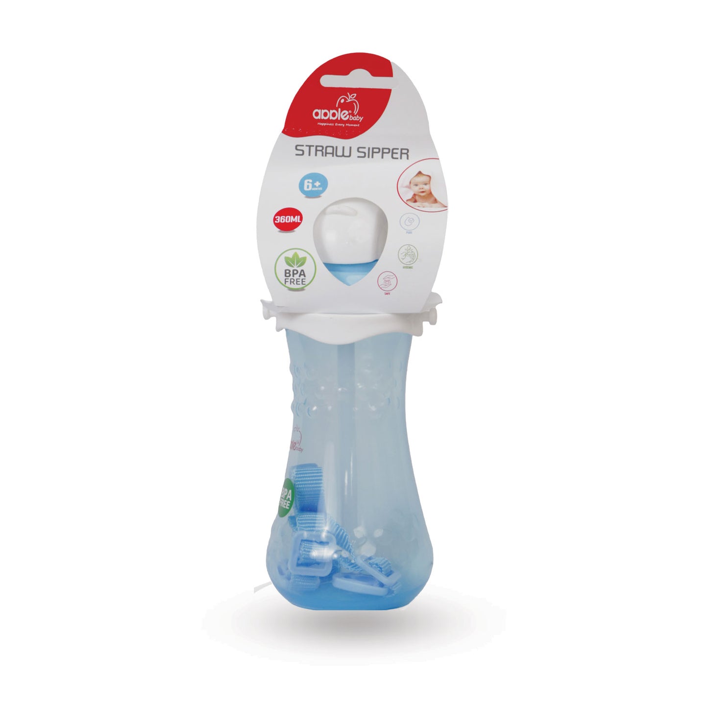 STRAW SIPPER 12oz/360ML_AC251 (Pack of 3)