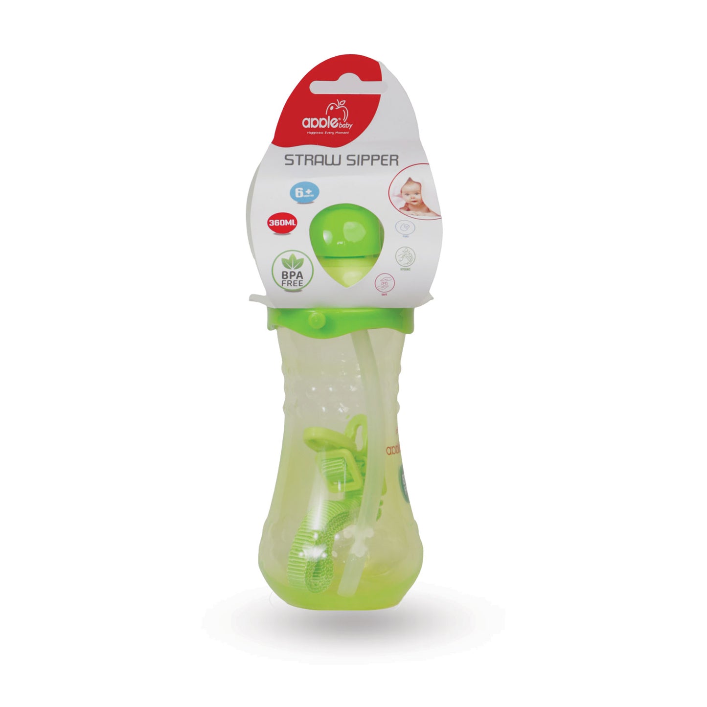 STRAW SIPPER 12oz/360ML_AC251 (Pack of 3)